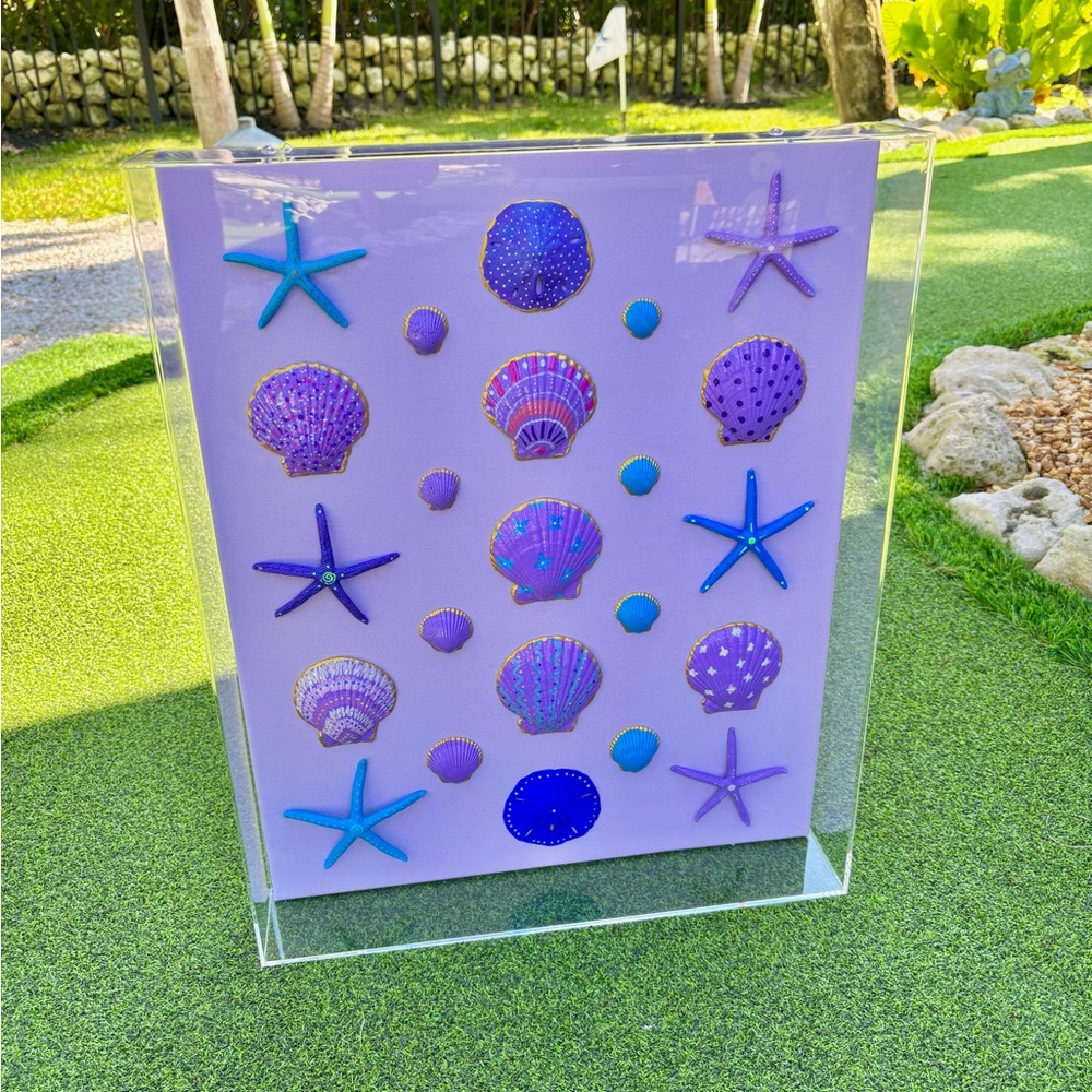 Periwinkle Way - She Shells Art hand-painted Seashell Art